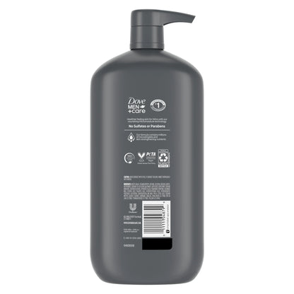 Men+Care Exfoliating Deep Clean Face & Body Wash for Men, Citrus + Cedarwood, 30 Oz
